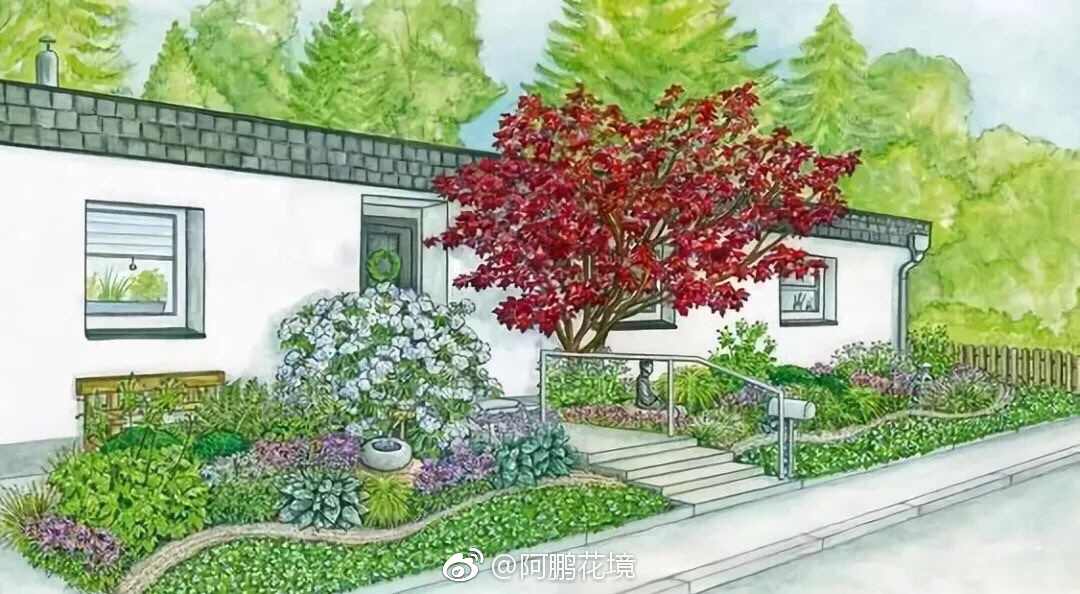 前院花園花境設計