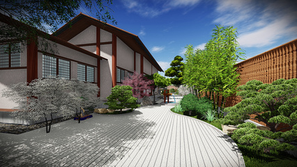 日式庭院景觀設計|空間|景觀設計|小影的小影 