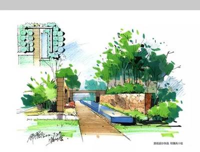 園林景觀手繪&middot;馬克筆表現